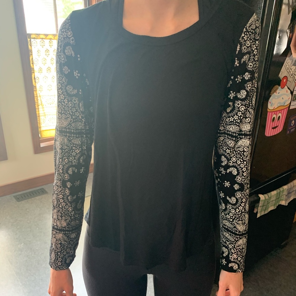 Tobi flowy long sleeve top